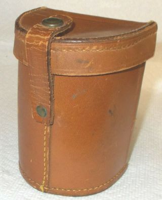 Rare Vintage Schmelzer Arms Co.  Leather Reel Case 18r - Kansas City,  Missouri