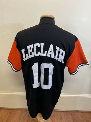 Rare Vintage Starter Nhl Philadelphia Flyers Leclair Baseball Jersey Size Medium