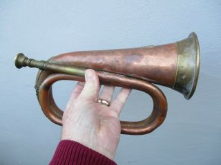 An Antique Copper & Brass Boys Brigade Bugle C1910/20s