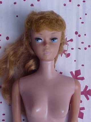 Vintage Barbie Blonde Ponytail Doll 1960 