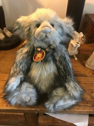 Rare Heidi Charlie Bear With Tags On Can Stand Or Sit Down