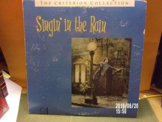 Singin In The Rain Criterion Laserdisc - Gene Kelly - Very Rare Dual Disc Set