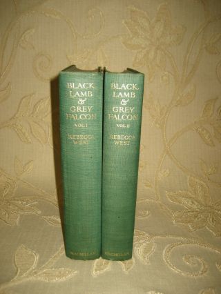 Antique Books Black Lamb And Grey Falcon,  By R.  West Vol.  I - Ii,  - 1942