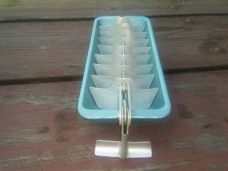 Antique Lever Action Aluminum Ice Cube Tray