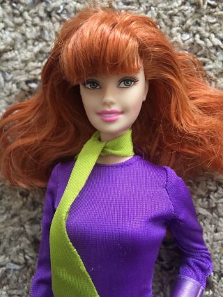 Mattel Barbie 2002 Scooby Doo Daphne & Flocked Scooby Doo Doll 55887