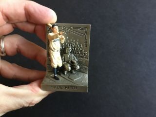 Rare 1996 Babe Ruth " Called Shot " Longton Crown Pewter Micro Figure