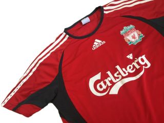 Rare 2006 Mens Adidas Liverpool Fc Training Top 053366 Red Shirt Football 38/40