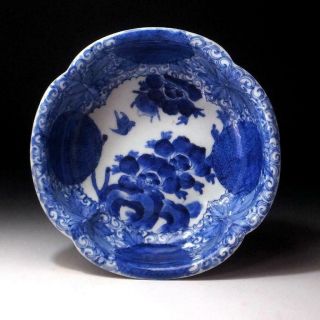 On19 Antique Japanese Hand - Painted Old Imari Bowl,  19c,  Dia.  9.  8 Inches