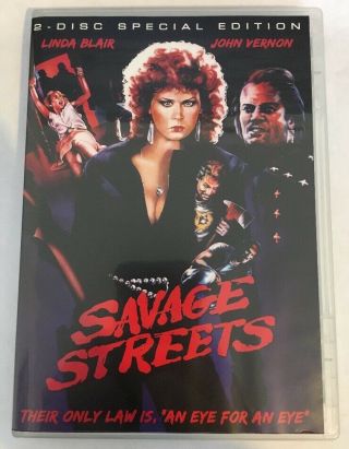 Savage Streets 2 - Disc Special Edition Dvd Rare Oop Scorpion Like Linda Blair