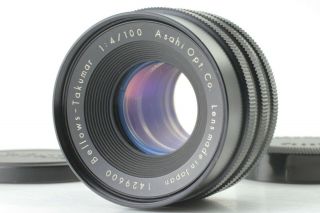 Rare [mint] Asahi Pentax Bellows Takumar 100mm F/4 Lens For M42 From Japan 349