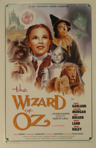 Vintage The Wizard Of Oz Movie Poster