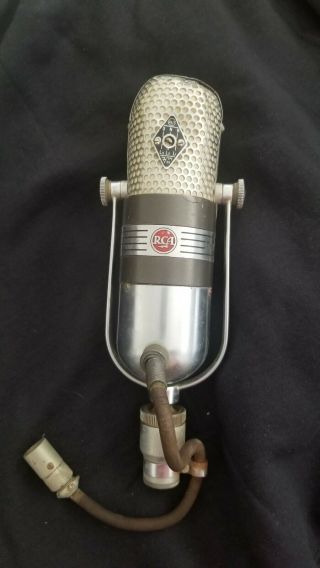 Rare Vintage Rca 77 - Dx Polydirectional Ribbon Microphone - Chrome