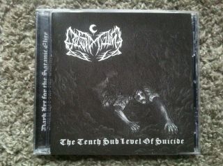 Leviathan Tenth Sub Level Of Suicide Cd Death Black Metal Moribund Cult Rare Oop