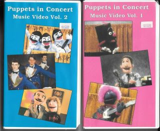 Puppets In Concert: Music Videos Volumes 1 And 2 Vhs By One Way Street Rare