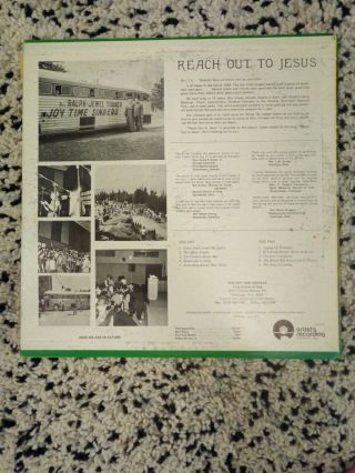 Reach Out To Jesus - The Joy Time Singers Rare Private Press Lp 2