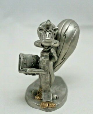 Rare Pewter Pepe Lepew Warner Bros Rawcliffe Disney Mickey Mouse speak Figurine 3