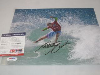 Kelly Slater Signed 8x10 Photo Psa/dna Surfing Legend Rare Wow U74861