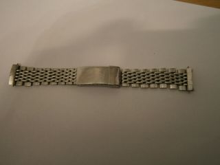 A Rare 1972 Dated Heuer Autavia 1163 Gay Freres Bracelet With 20mm Hlf End Links