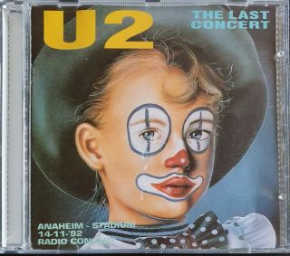U2 The Last Concert Vg,  /ex Rare Live Cd Long Oop