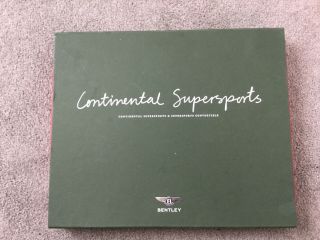 Rare,  Bentley Continental Supersports & Convertible Press Brochure Pack