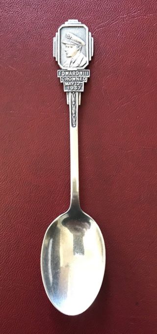Hallmarked Silver King Edward Viii 1937 Coronation Spoon