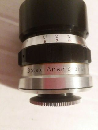RARE System Moller Bolex anamorphot 8/19/1.  5x anamorphic lens 2