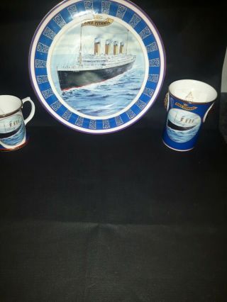 Rms Titanic - Plate,  Neptune Beaker,  Cup Limited Editions