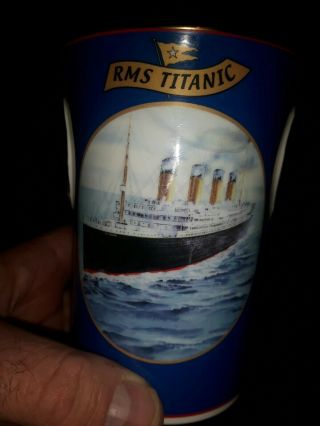 RMS titanic - plate,  neptune beaker,  cup limited editions 3