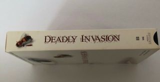 Deadly Invasion Rare & OOP Horror Movie Artisan Home Entertainment VHS 3