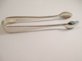 Lovely Antique Solid Silver Sugar Tongs,  J.  Williams,  London 1919 35.  1g
