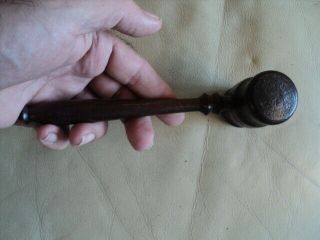 Vintage Wooden Auctioneers Gavel / Hammer (it was belong to an Auctioneer) 2
