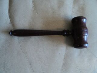 Vintage Wooden Auctioneers Gavel / Hammer (it was belong to an Auctioneer) 3