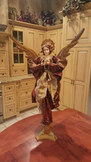 Frontgate Mark Roberts Renaissance 24 " Tall Christmas Angel,  Rare & Hard To Find
