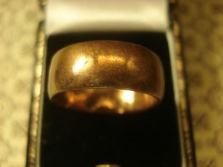 Enchanting Antique Ww1 Trench Art: A 1914 British Penny Coin: Hand Crafted Ring