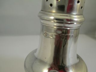 LOVELY TOP QUALITY SOLID SILVER EDWARDIAN PEPPER POT,  CHESTER 1902,  50g 3