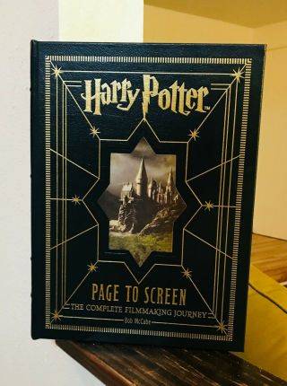 Harry Potter Page To Screen Rare Easton Press Leather Bound Edition