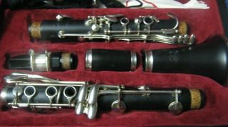 W.  Schreiber & Sohne 6010 Clarinet 403546 Made In Germany,  W/case Rare -
