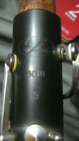 W.  Schreiber & Sohne 6010 Clarinet 403546 Made in Germany,  w/case rare - 3