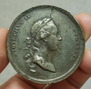Rare 1770 Silvered - Bronze Medal For The Union Of Austrian And German States