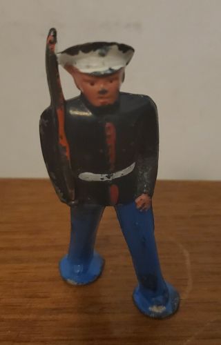 Marine Corps Parade Dress Blues Usmc Barclay Manoil Lead Soldier Wwii Rare
