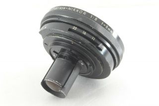 Very rare Nikon Fish - eye Nikkor 8mm f/8 lens from japan 3