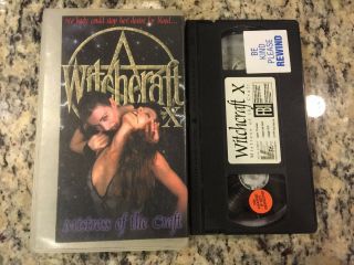 Witchcraft X 10 Mistress Of The Craft Rare Vhs Erotic Vampire Horror Emily Booth
