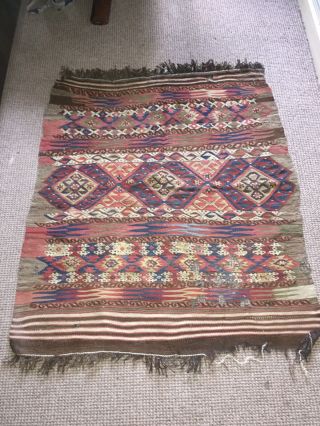 Antique Persian Carpet / Turkish Rug 100x 122cm