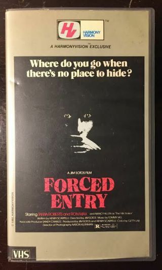Forced Entry - Aka: The Last Victim (1975) Rare Horror Vhs - Jim Sotos - 70 