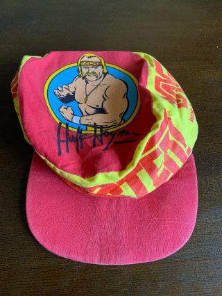 Rare Vintage 1990 Wwf Hulk Hogan Hulkster Wrestling Hat Painters Cap