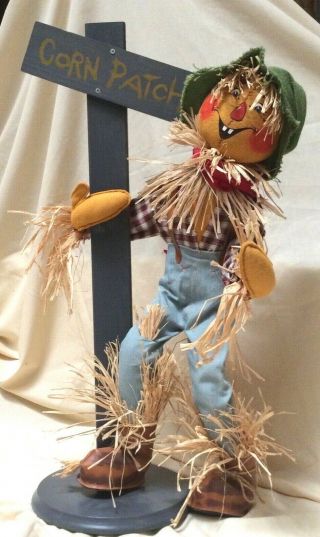 AnnaLee Mobilitee Doll Thanksgiving Halloween Fall Scarecrow Large 28 Inch RARE 2