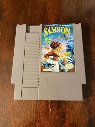 Little Samson Nintendo Nes Authentic Very Rare Holy Grail (game Only)