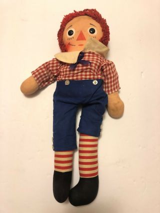 Vintage Raggedy Andy Doll Knickerbocker Toy Company