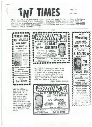 Rare Wwf Nwa Bulldog Wrestling 1960 