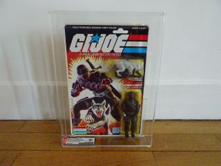 Gi Joe 1985 Series 4 Snake Eyes W/ Timber Afa 80 (c85 - B80 - F85)